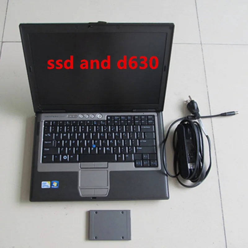 MB STAR C3 d630 Laptop with ssd HDD software latest V2014.12 for Benz cars trucks diagnosis sd Xe-try and D.AS