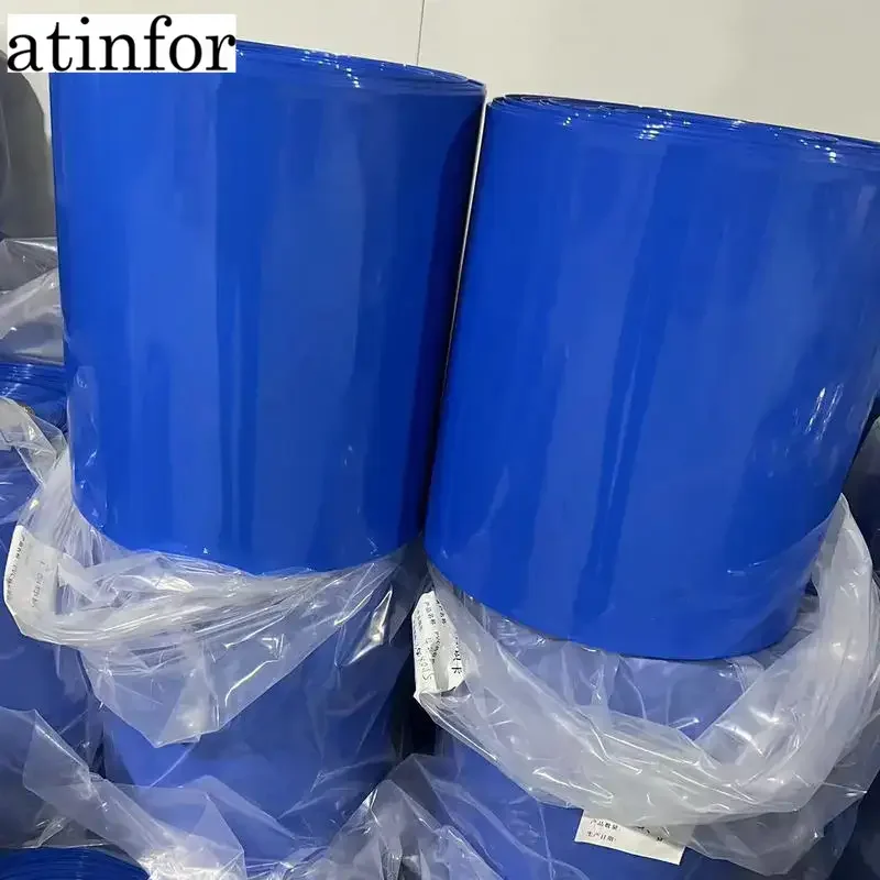 atinfor 1kg Lithium Battery PVC Heat Shrinkable Film 18650 26650 Battery Holster Heat Shrinkable Tube Flame Retardant Insulating