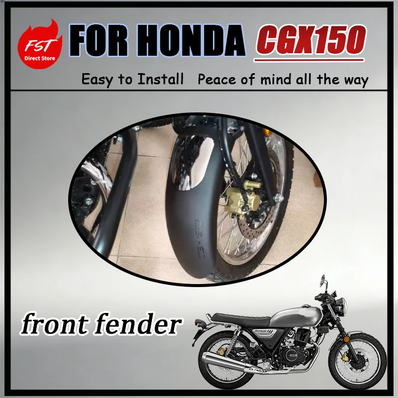 For Honda CGX150 WH150-10 All Weather Front Splash Guard Extended Widened Structure for Motorcycle Body Clean Protection