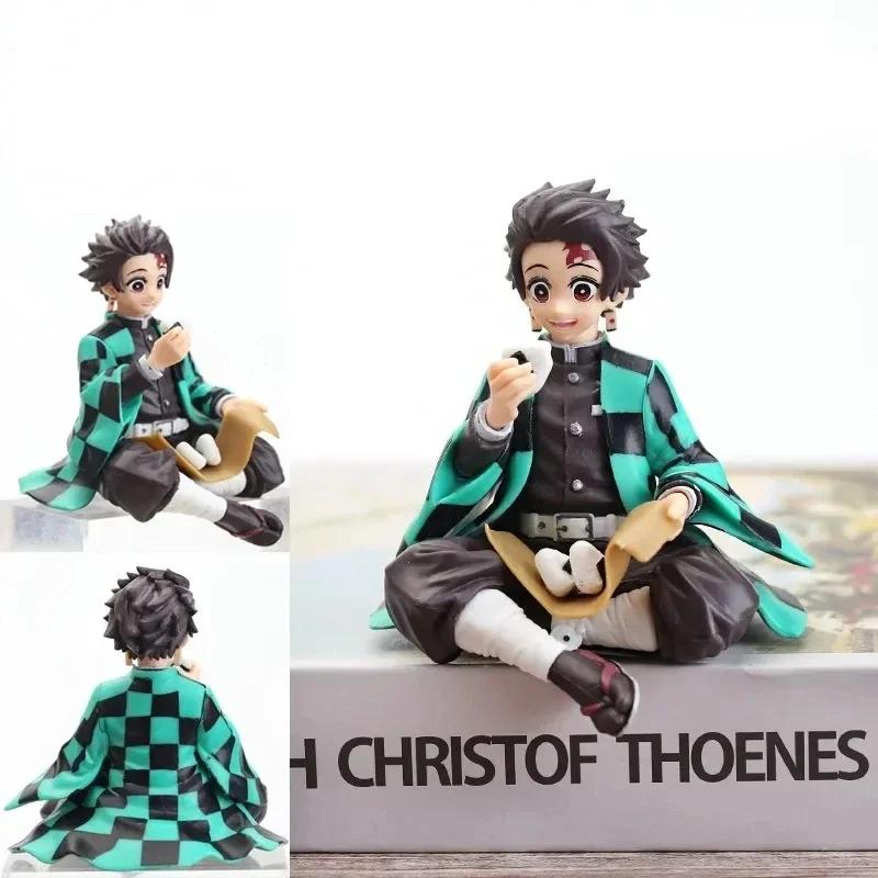 Anime Demone Slayer Kimetsu no Yaiba figura Kamado Tanjirou Action Figure Agatsuma Zenitsu Nezuko Guerriero PVC Modello Giocattoli