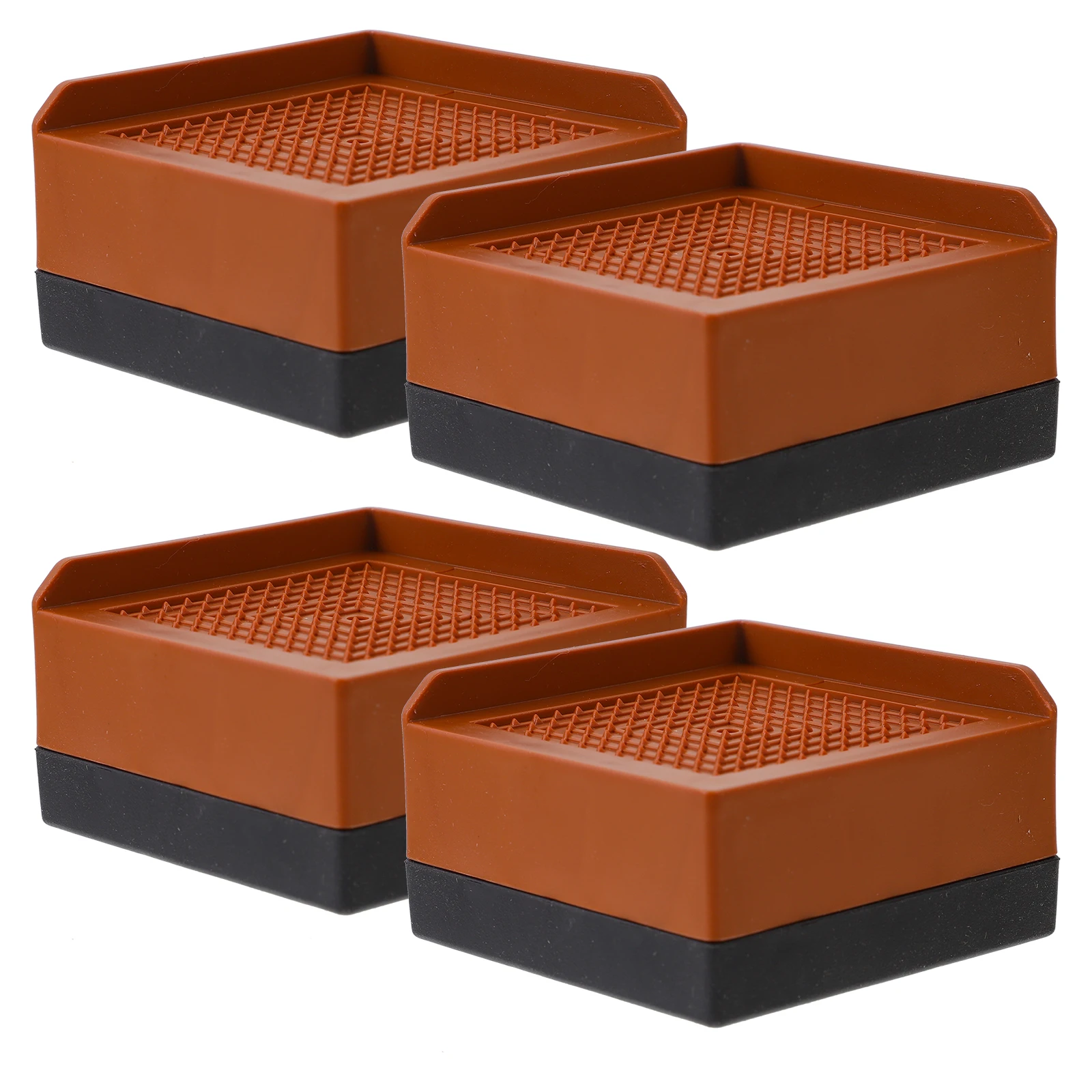 

4 Pcs Non-slip Silicone Pads Furniture Lift Bed Table Risers Heavy Duty Desk Chair Couch Legs Washer Stabilizer Pad Sofa Leg