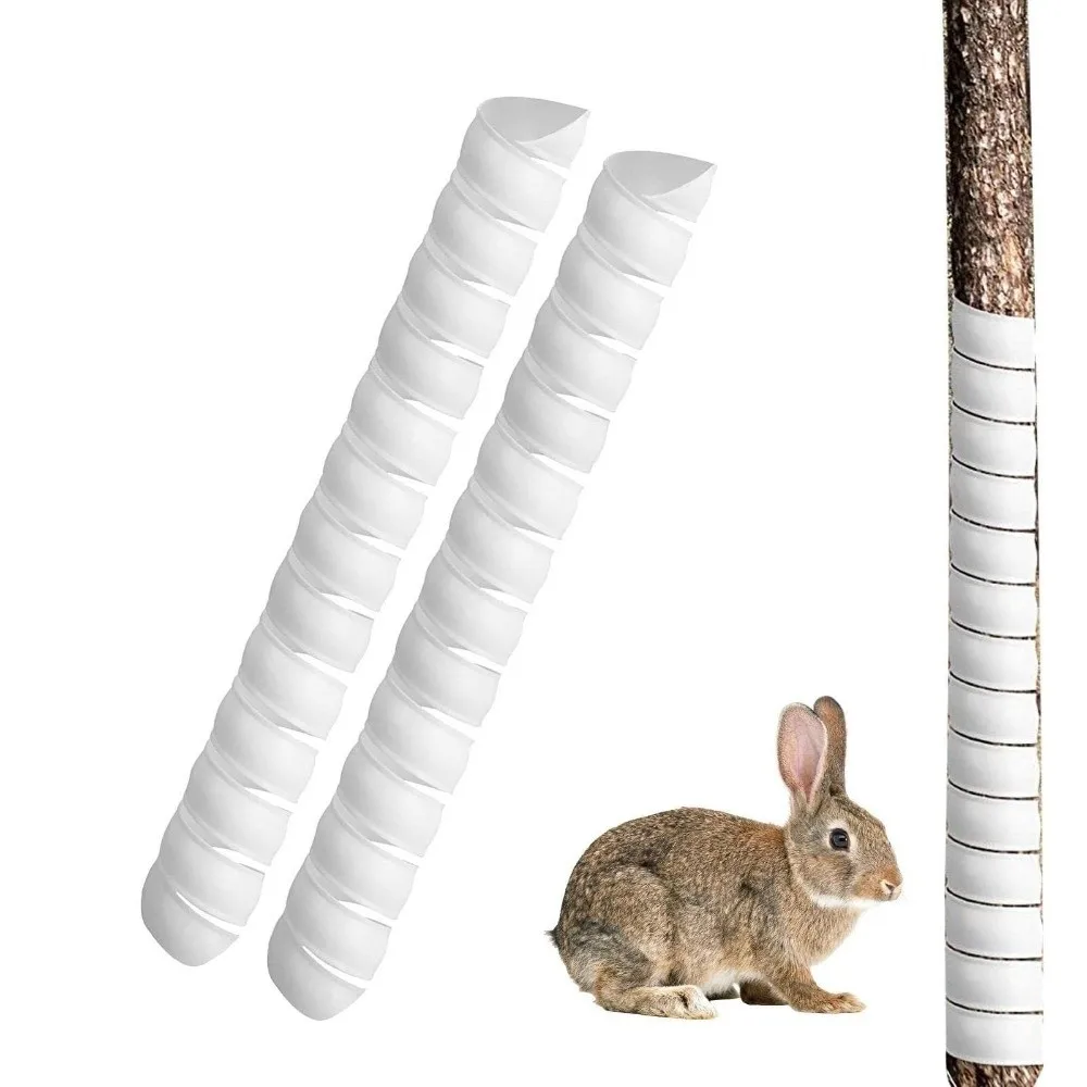 40 سنتيمتر شجرة النباح حامي البلاستيك دوامة شجرة جذع حامي أنبوب يلتف لدغات مرنة غطاء مقاوم القوارض التحكم