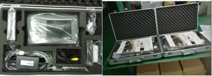 Farmscan L60 النخيل المحمولة ايكوغرافو المحمولة للحيوانات الكبيرة البقري الخيول زرع الخنزير الطبيب البيطري آلة الموجات فوق الصوتية المحمولة