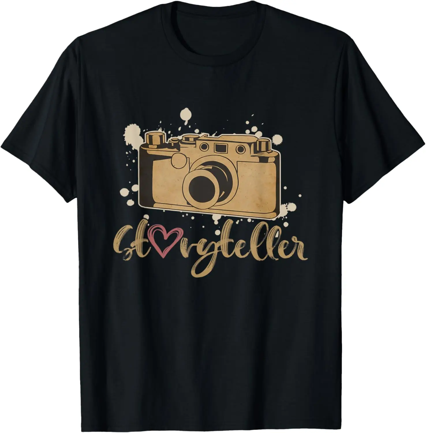 Storyteller Camera Photography Lover Enthusiasts T-Shirt