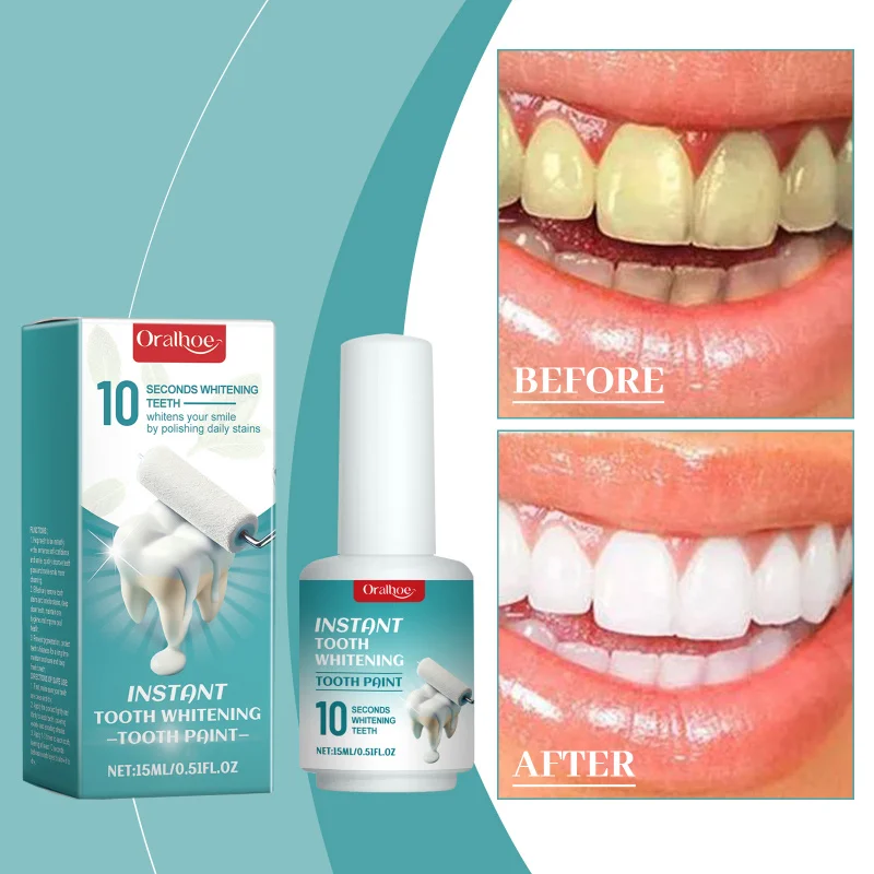 

Teeth Shine Essence - Gentle Dental Care With Bright Pearl Luster, Teeth Polishing & Stain Prevention Essence Liquid