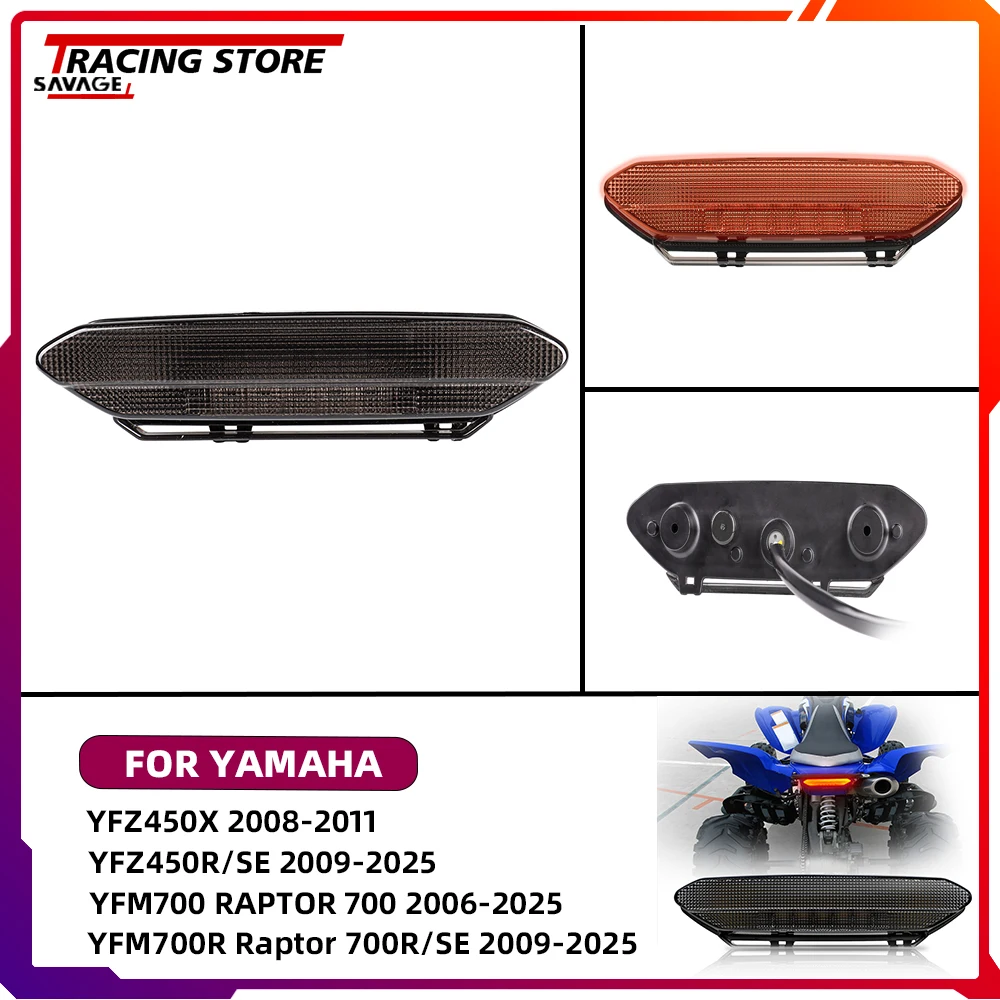

Светодиодный задний фонарь для мотоцикла Yamaha YFZ450R SE YFZ450X YFM700R YFM700RSE Raptor SE 700 700R Задний фонарь стоп-сигнала YFZ450 YFM700