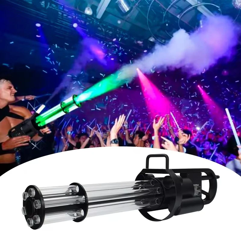 Gatling Handhold Column Big LED Co2 Jet Machine Gun for Dj Wedding Party Stage Disco