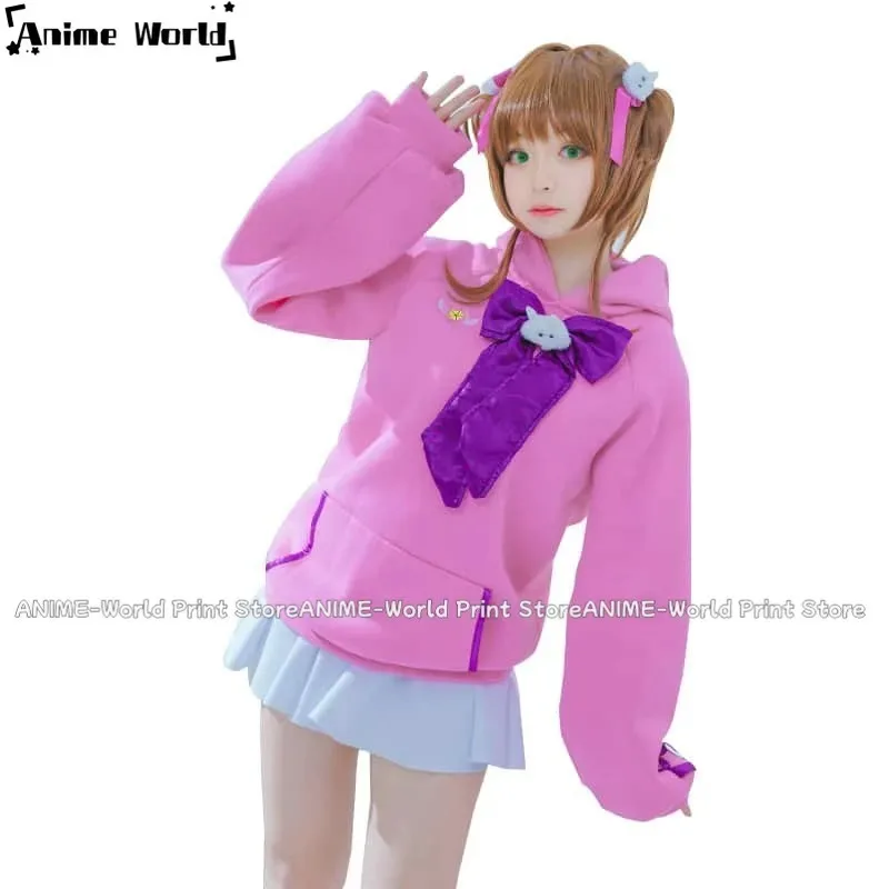 

《Custom Size》Unisex Anime Cardcaptor Sakura Kinomoto Daily Cosplay Costumes Outfit Halloweenx;3,v'6.f;9,