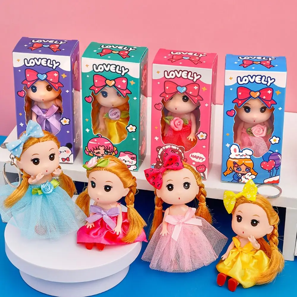 Princess Beautiful Movable Joint Doll Cute Safety Dress Up Toys Toys Random Little Girl Dolls Children