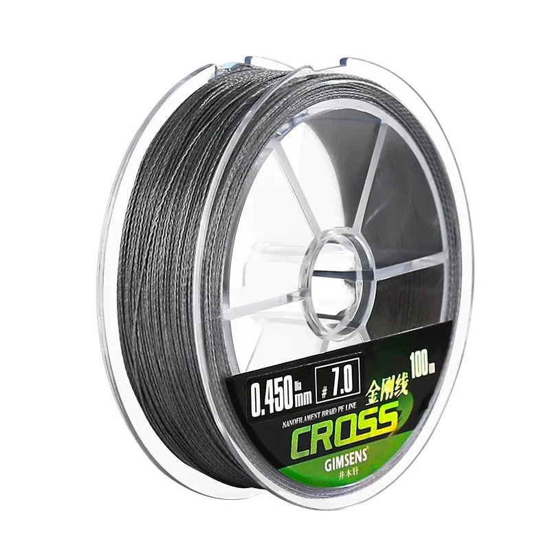 Japan Super Thiner 4 Strands Braided Fishing Line 100M/200M/300M Super Strong Smooth Multifilament Fishing Line For Carp Fishing