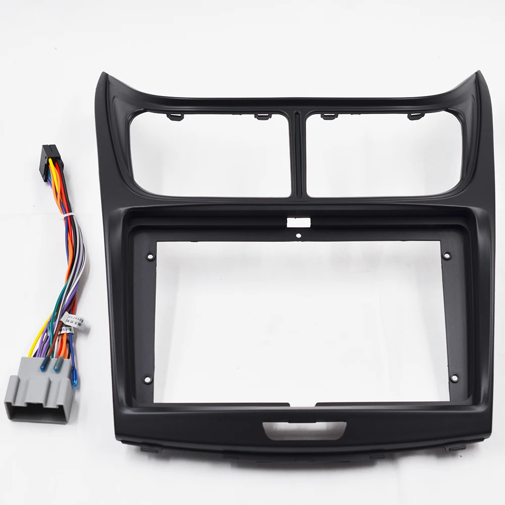 9Inch 2DIN Car Audio Radio Big Screen Fascia Frame Adapter DVD Dash Fitting Panel Frame Kit for Chevrolet Sail 2004-2014