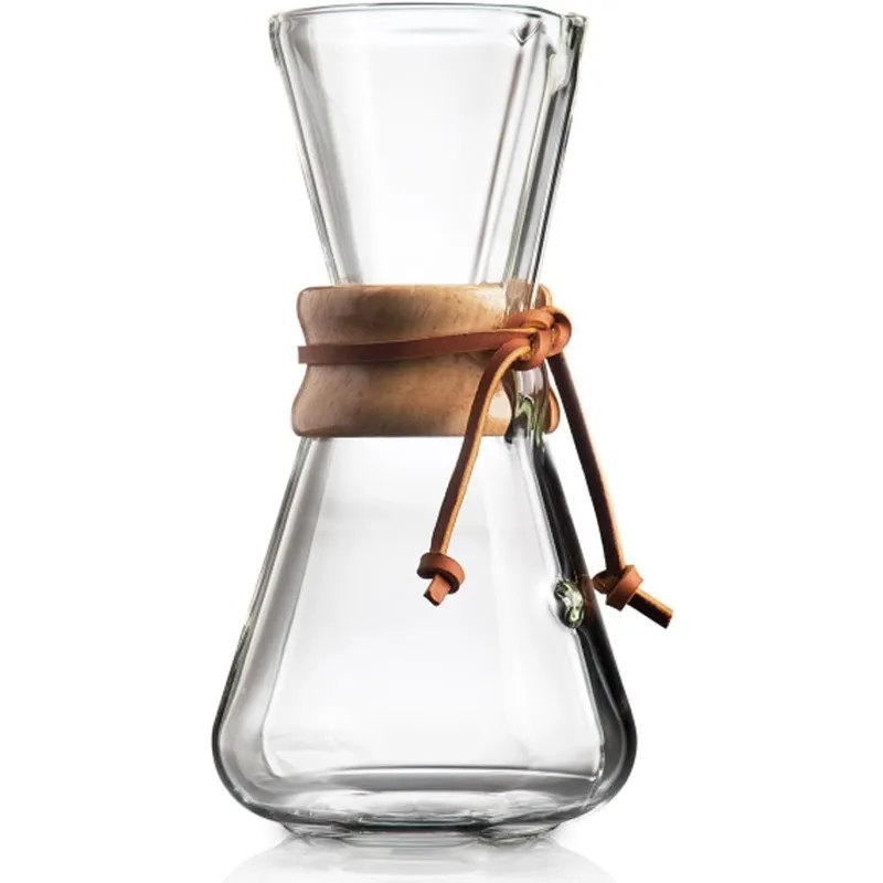 

Chemex Pour-Over Glass Coffeemaker - Hand Blown Series - 3-Cup - Exclusive Packaging