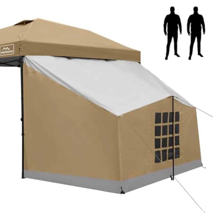 

Палатка-тент для кемпинга на 2 человек, боковая палатка для шатра 10x10, легко устанавливаемая кубическая палатка-беседка с сетчатым окном для кемпинга