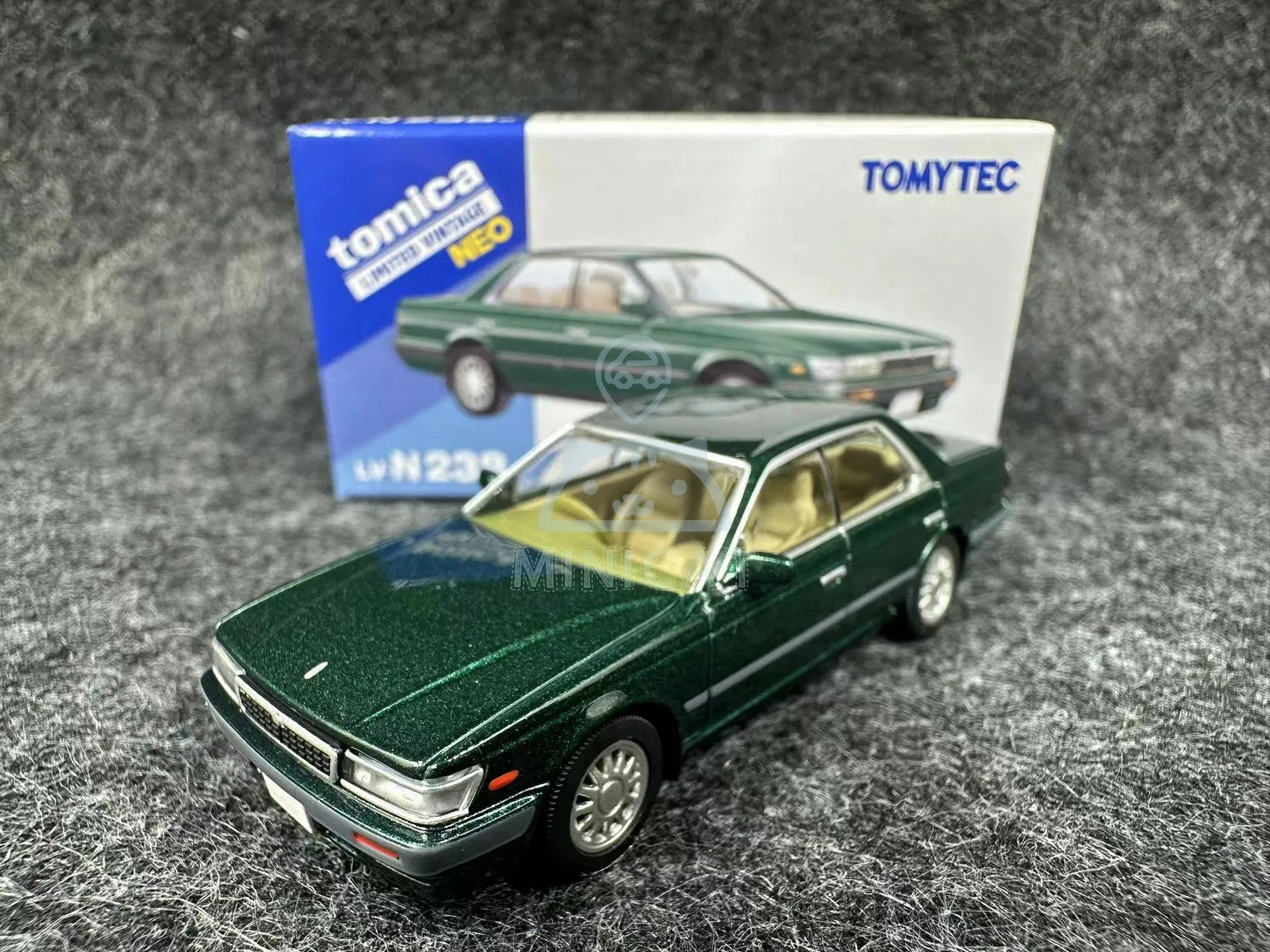 2408 Tomytec 1:64 Tlv LV-N238c Nissan Laurier Groene Collectie Gegoten Legering Auto Model Decoratie Cadeau