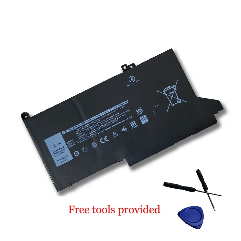 

DJ1J0 Laptop Battery For Dell Latitude 7280 E7280 7380 E7380 7480 E7480 42Wh 11.4V 3-Cell