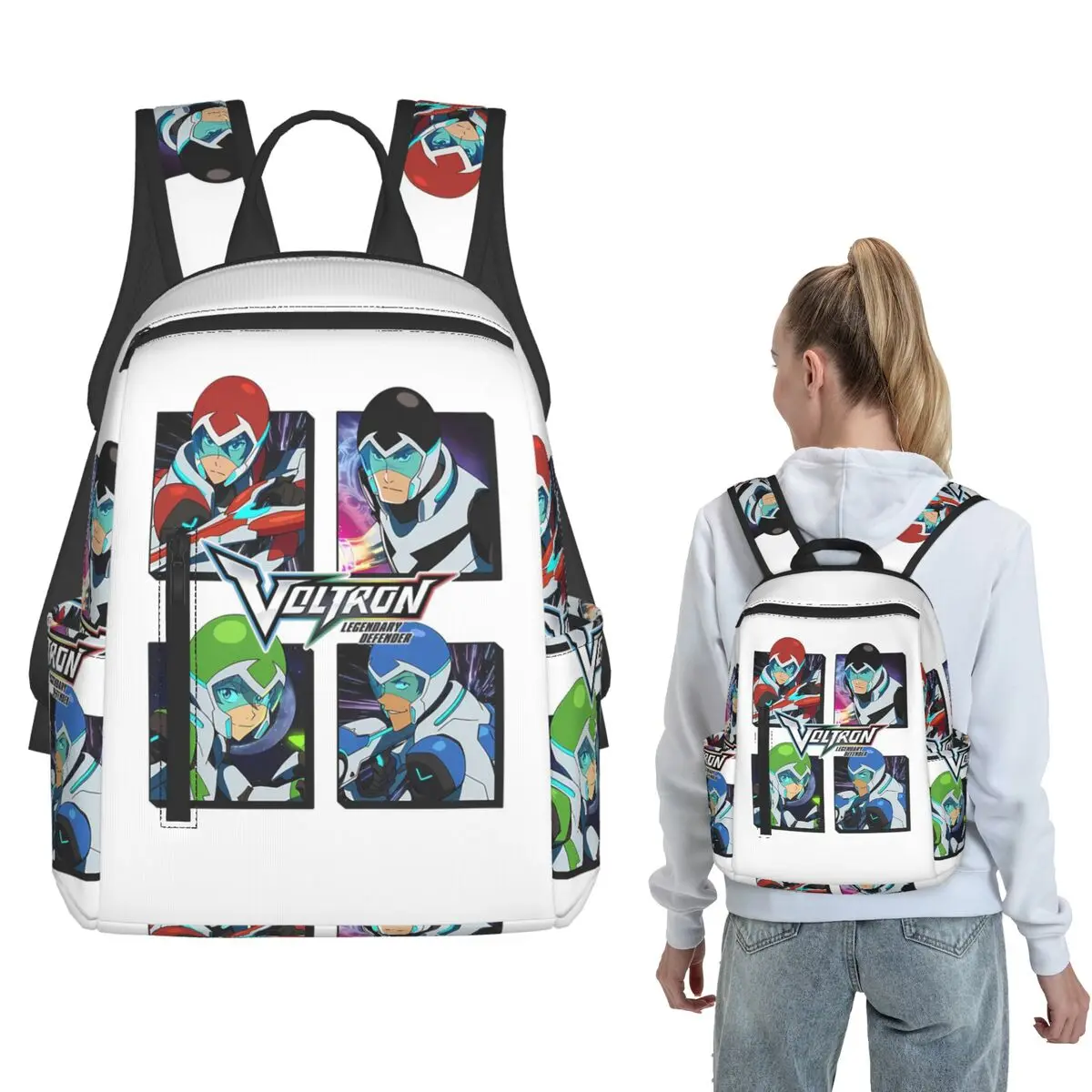 

Cartoon American 90s Style Anime Backpack Daypack Children BookBag School Bag Shoulder Bags for Men Women