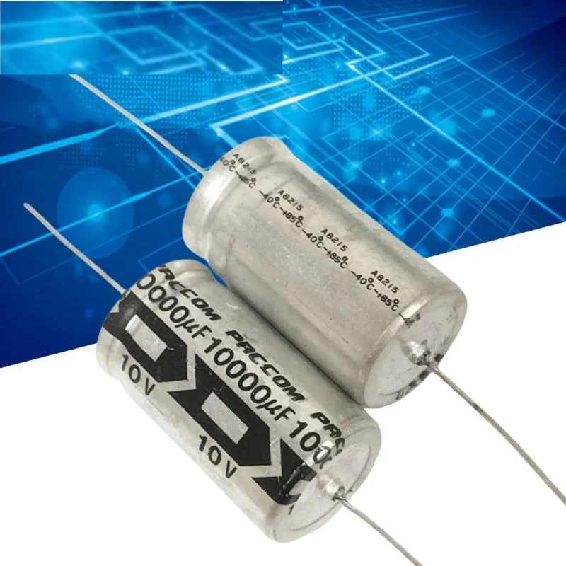 2PCS axial electrolytic capacitor 10v 10000uf 22X40mm
