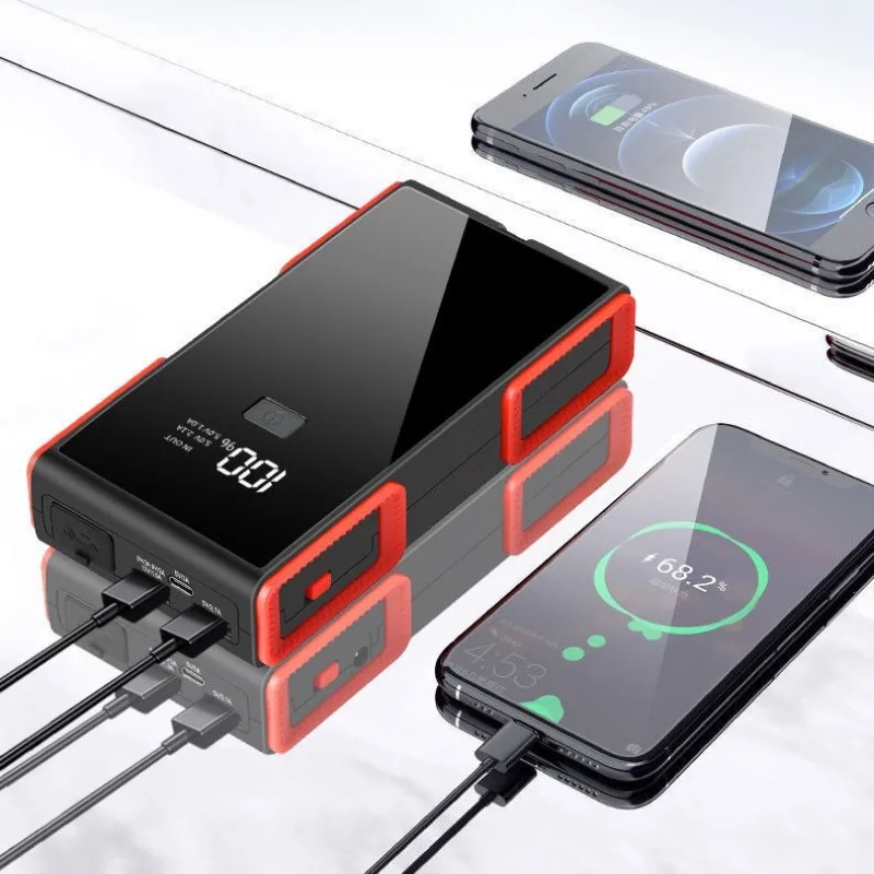 12V 6000mAh Car Jump Starter Auto Starthilfe High Power with Air Compressor Inflatable Pump Portable Power Bank