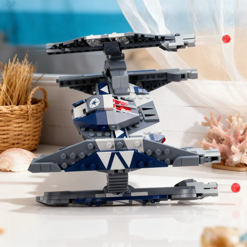 

236pcs MOC SW Vulture Droid Star Battle Model Building Blocks Construction Christmas Gifts Toy Creative DIY Idea Assemble Toys