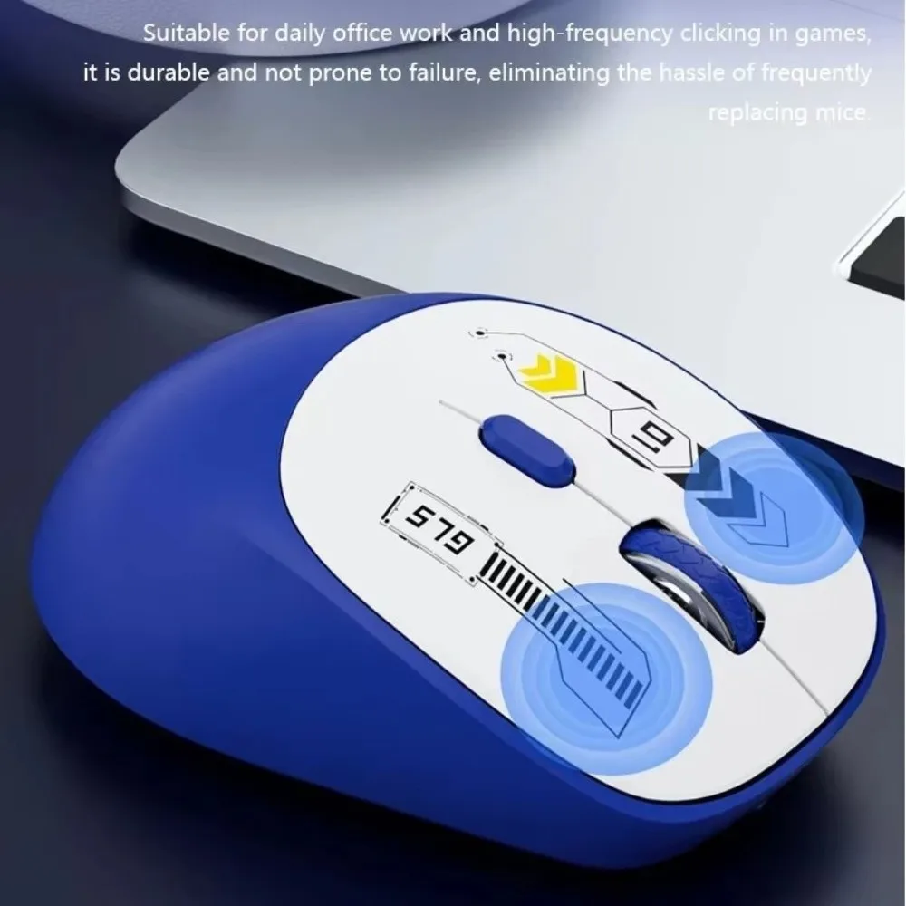Dual Mode Wireless Gaming Mouse Rechargeable Type-C Bluetooth Mouse Quiet Click Ultra Long Battery 2.4G Wireless Mouse Computer