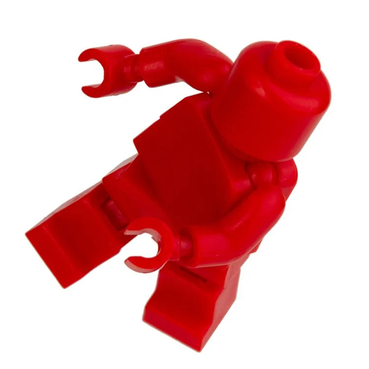Mehrfarbige Mini-Figuren-Bausteine mit mehreren Gelenken, ultra-bewegliche Drittanbieter-Figurenzubehörteile