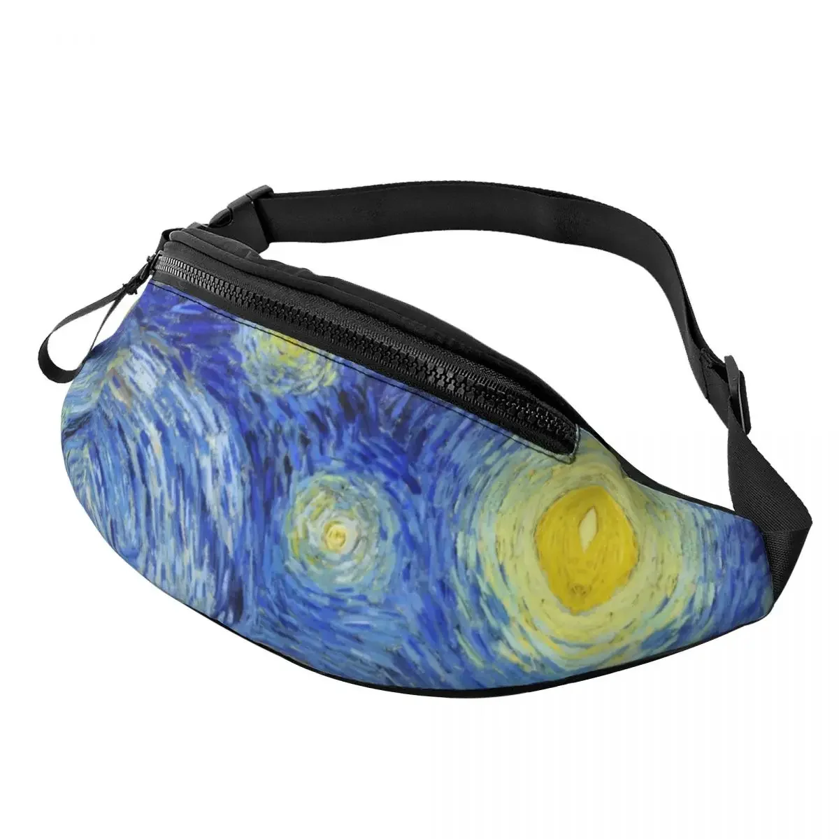 

Vincent Van Gogh Starry Night Fanny Pack Women Men Custom Art Painting Crossbody Waist Bag for Cycling Camping Phone Money Pouch