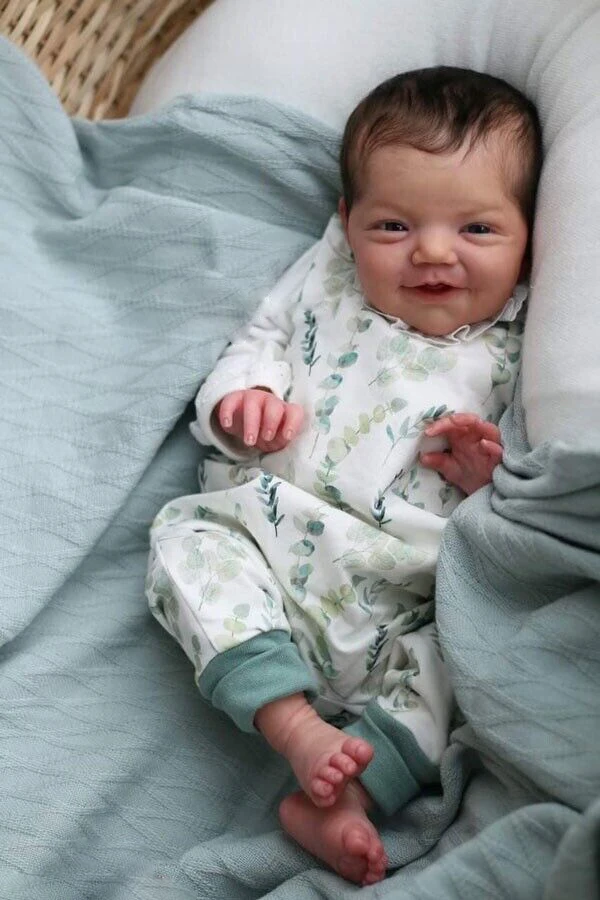 Cheap 18Inch Baby Silicone Recien Nacido Newborn Doll Realistic Full Body Clothes Boy Completo Vinyl Reborn Dolls