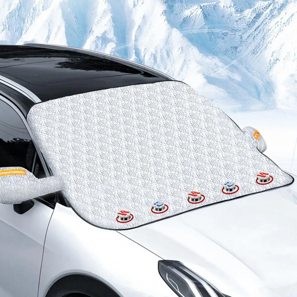 Car Windshield Snow Cover With Magnets Dustproof Sun-resistant Anti-Frost Auto Winter Front Windscreen Ice Cover Guard Protector