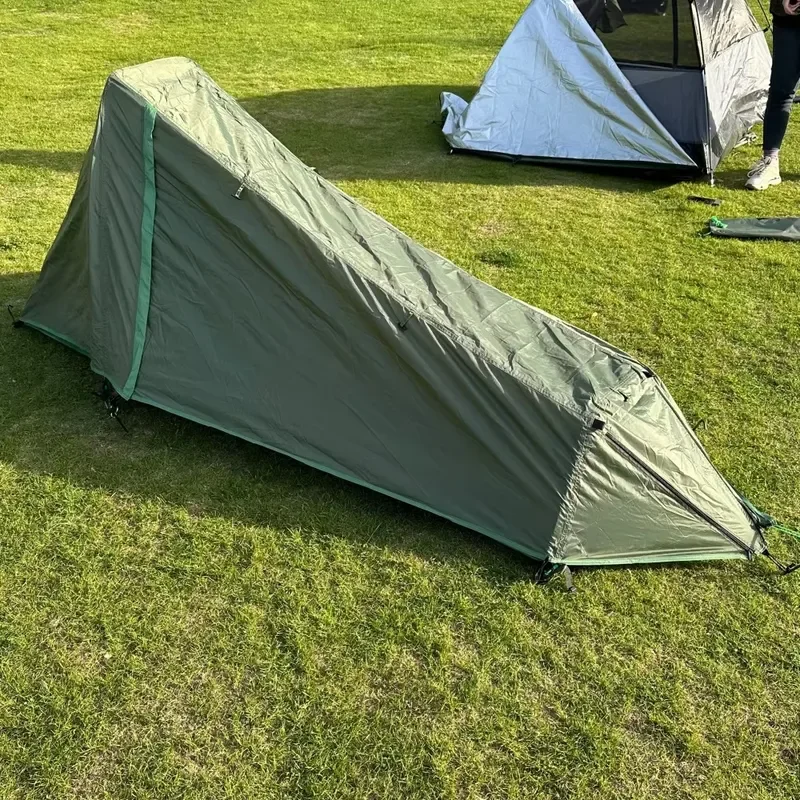 Functional Solo Adventure Shelter Integrated Ventilation System for Desert Survival Outdoor Tactical Tent Training Equipment