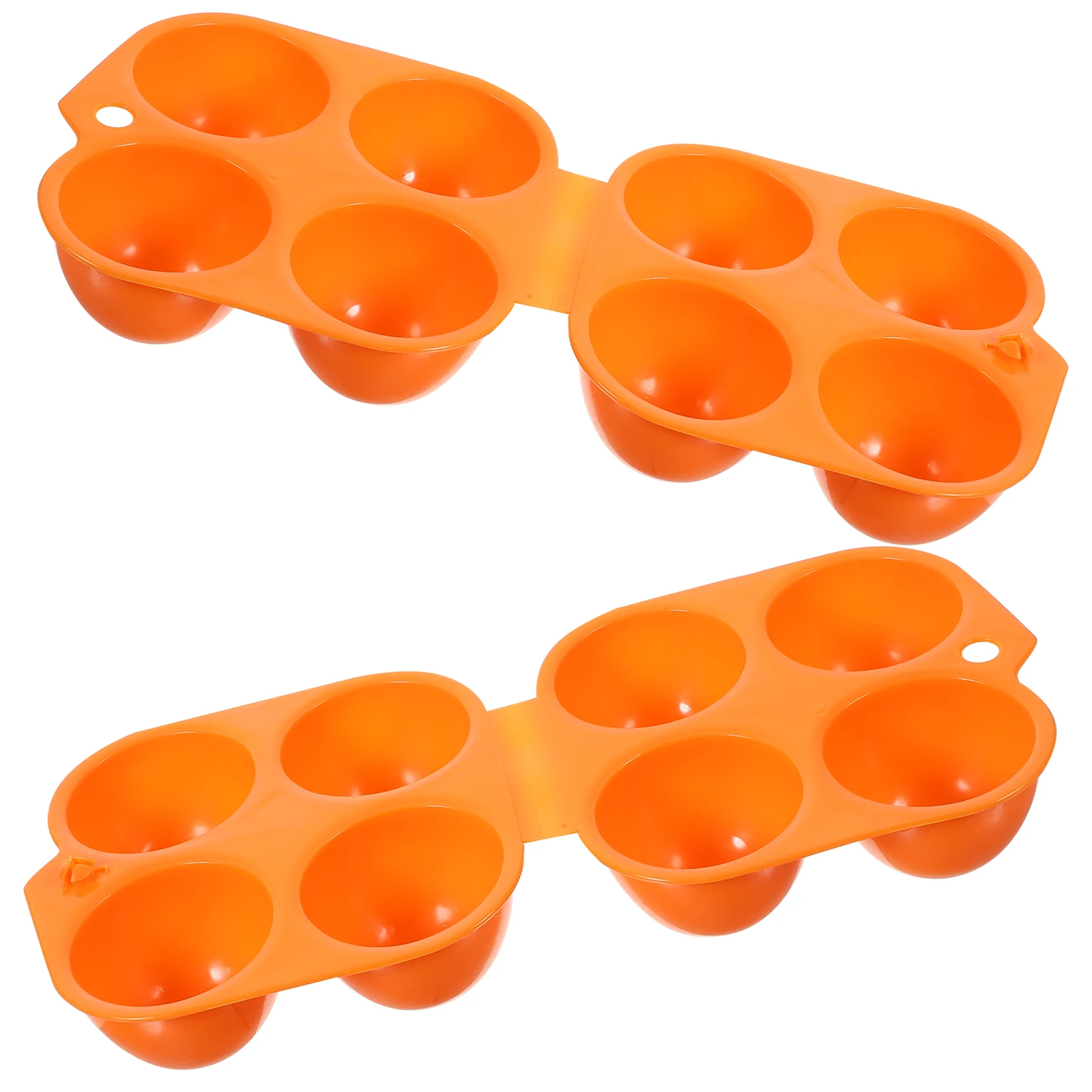 

2Pcs ange 4 Compartment Waterproof Egg Boxes Camping Fridge Storage ganizer DispenserReusable Plastic Container Egg Holder