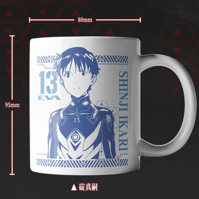 NEON GENESIS EVANGELION Ayanami Rei Asuka Langley Soryu cartoon cute ceramic mug couple home coffee cup exquisite birthday gift - view 6