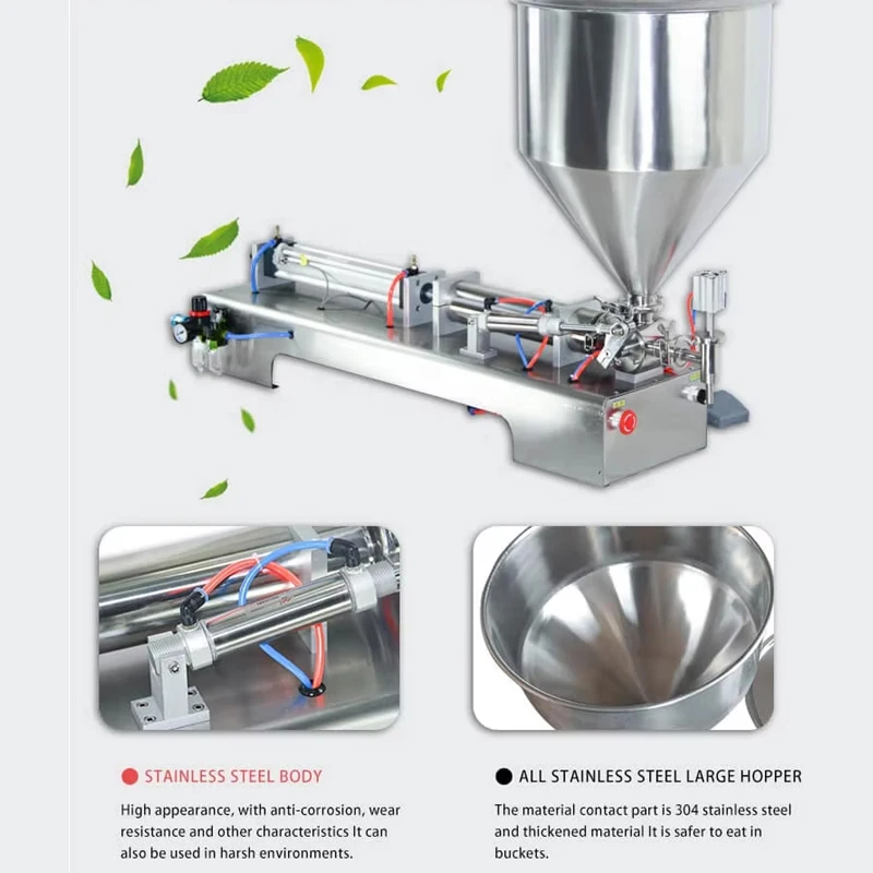 

PBOBP автоматический поршневой лосьон для йогурта, шампунь, косметический наполнитель, крем, соус, джем, медовая бутылка, томатная паста, жидкая машина для наполнения