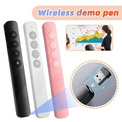 Wireless Presenter Pointer RC Flip Pen RF 2.4GHz USB Page Red Light Turning Pen For PPT Powerpoint Presentation Slide Advancer