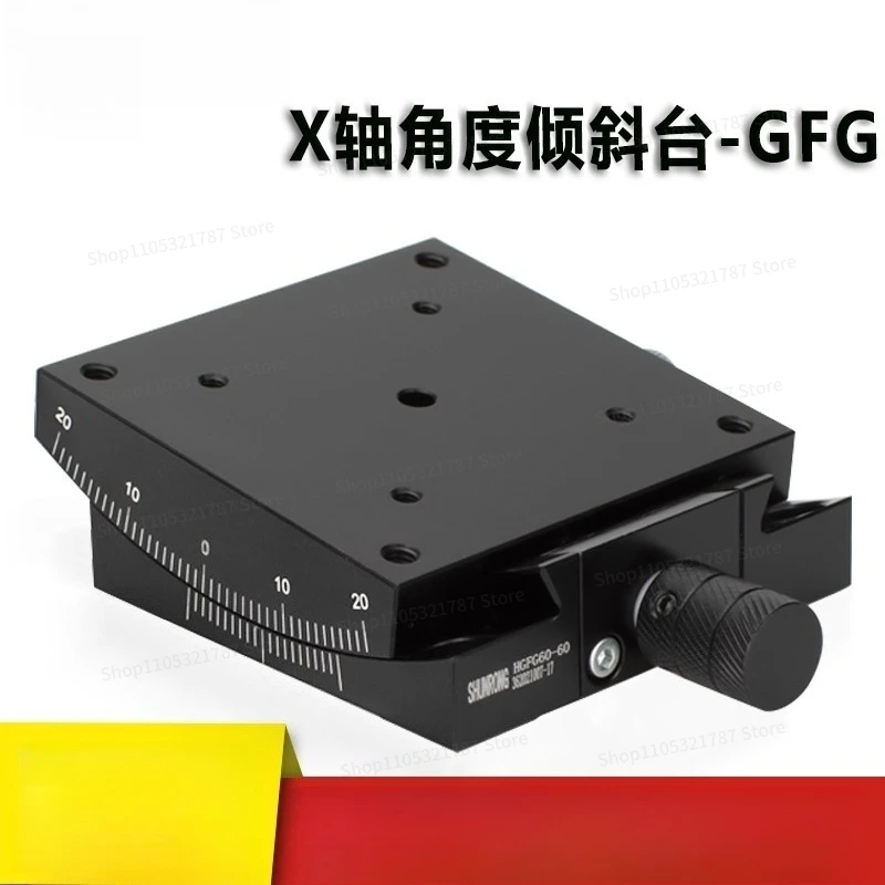 For Curvature Table Tilt Angle Table GFG60-60/GFG40-40 Arc High Precision Manual Displacement Platform