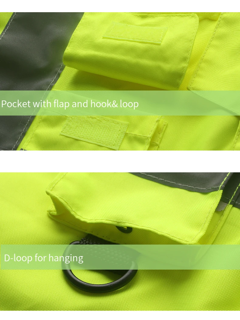 Safety Jacket Reflective Waterproof Windproof Coldproof Hi Vis 7 in 1 Parka Windbreaker Workwear with Detachable Cotton Linner