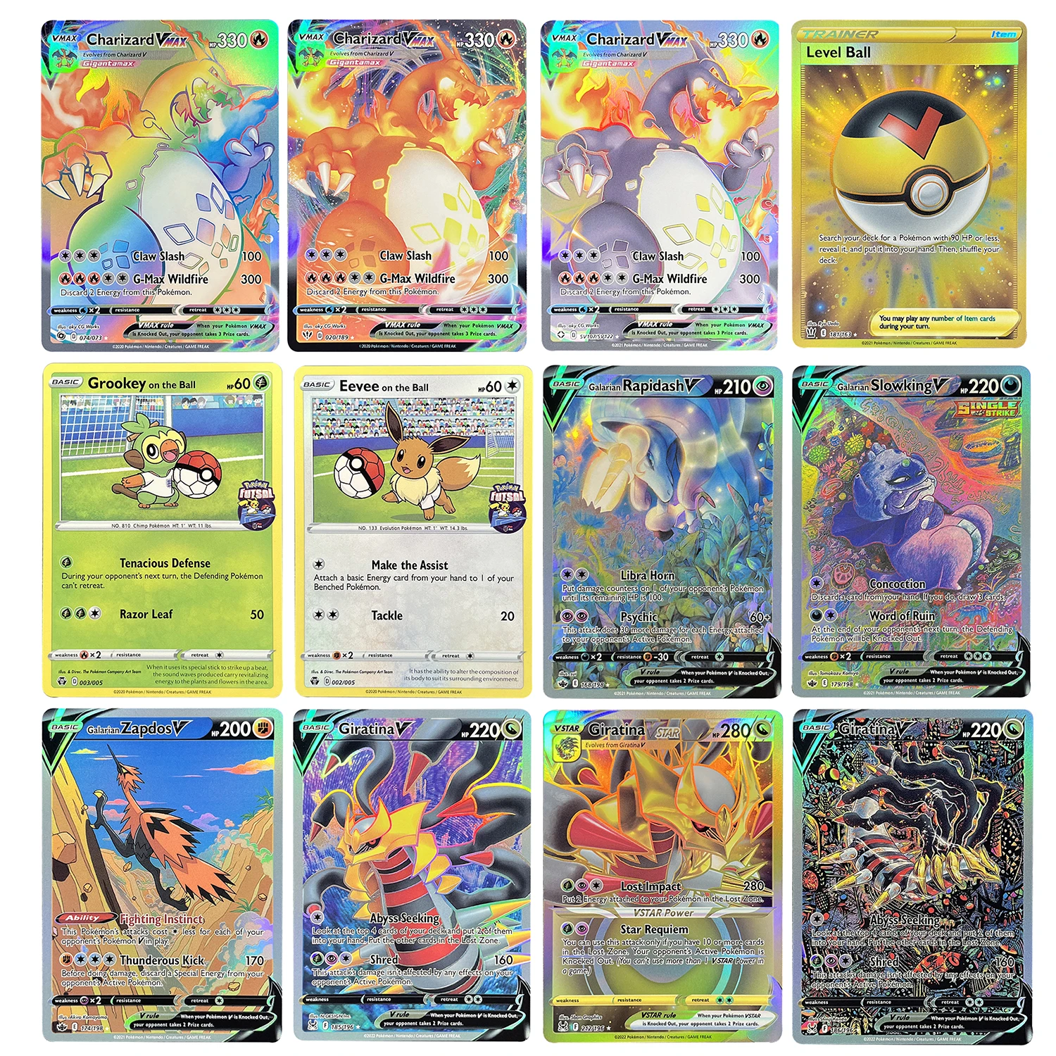 

Карты из прокси-фольги PTCG Charizard Giratina Calyrex для хобби, редкая коллекция боевых карт, игрушки, подарки