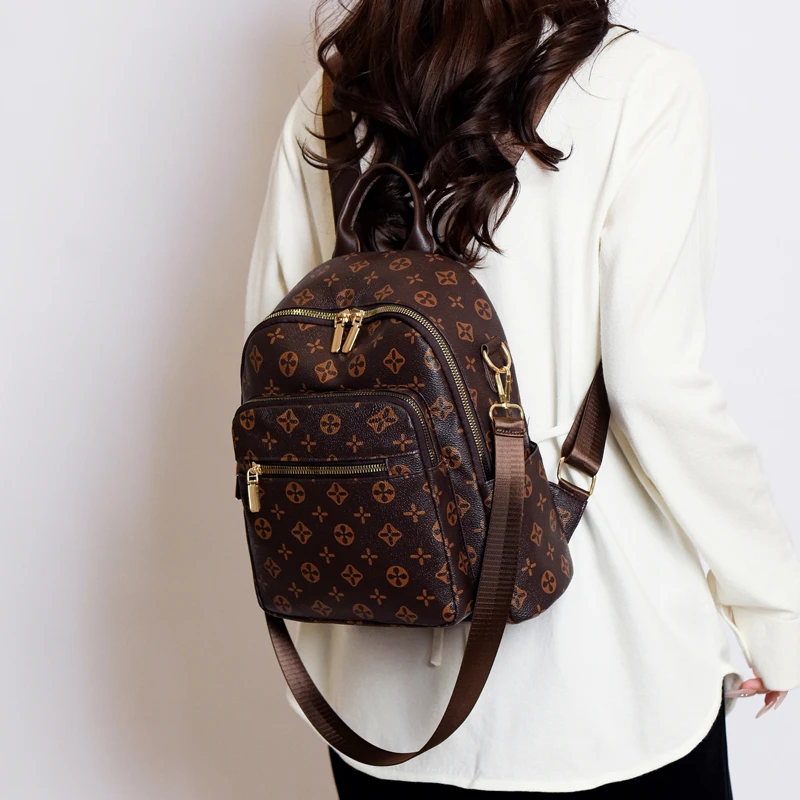 

Classic Leather Crossbody Bag For Women, Durable And Lightweight Shoulder Style, Perfect For Travel Adventures