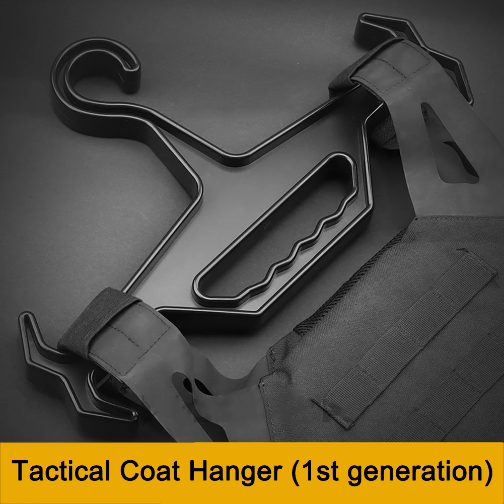 Tactical Vests Hanger Heavy Duty Body Armor Coat Hanger Multipurpose Strong Carry Holder Survival Equipment Organizer