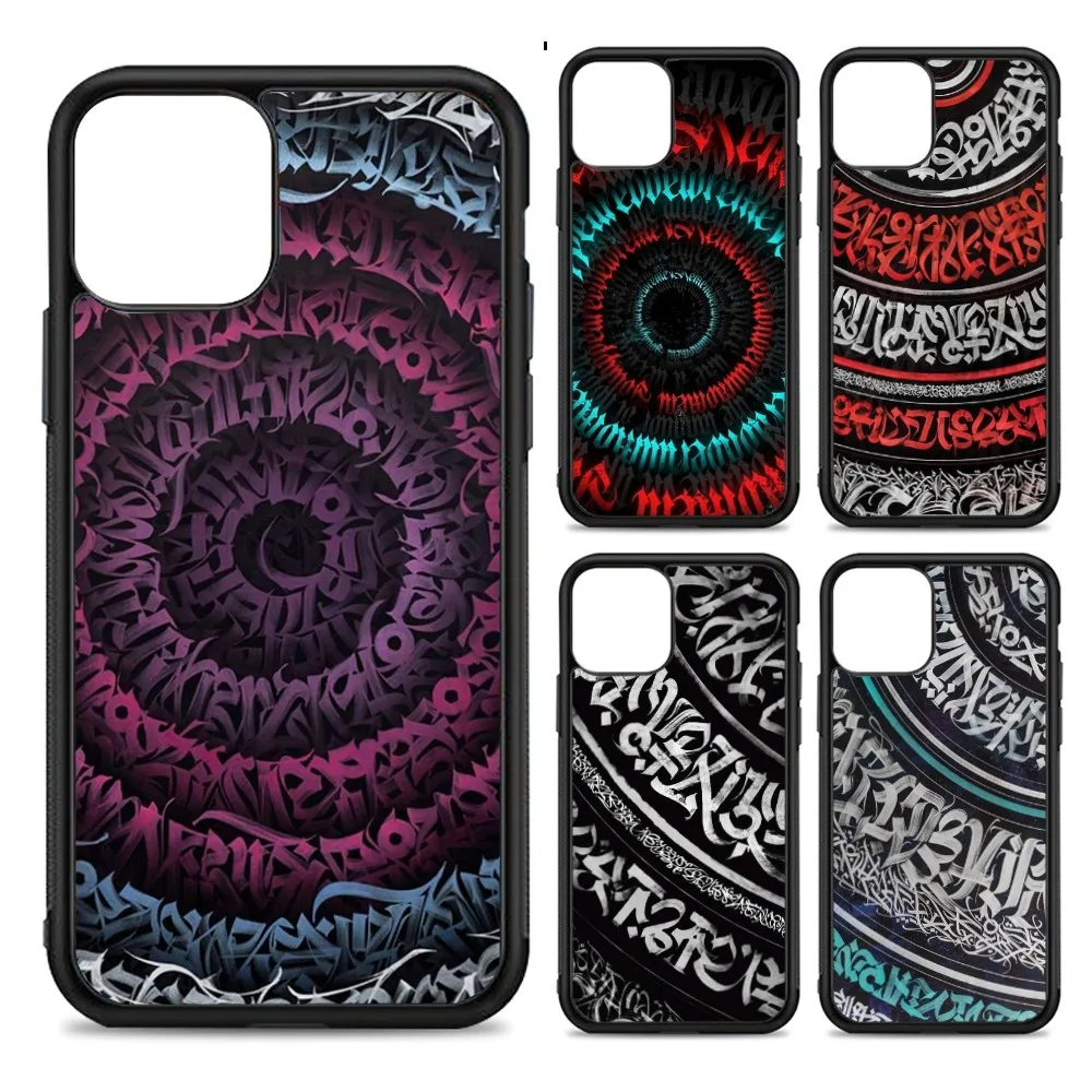 

Pokras Lampas Art Graffiti Phone Case Silicone PC+TPU For For IPhone 11 12 13 14 15 16 Plus Pro Max Cover