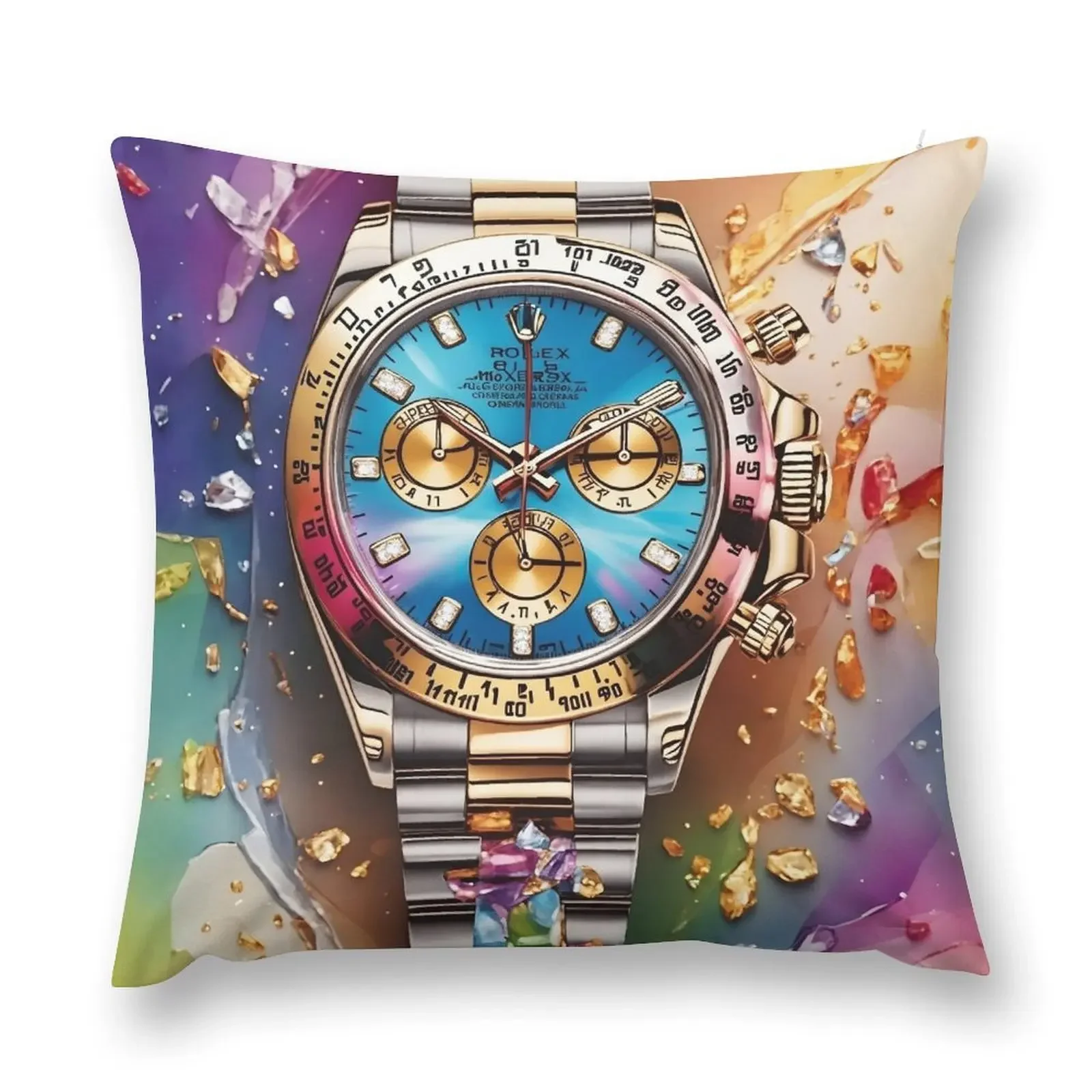 Rolex Daytona Watch Art Throw Pillow Decorative Cushion Cushion Cover Sofa Cushions pillow