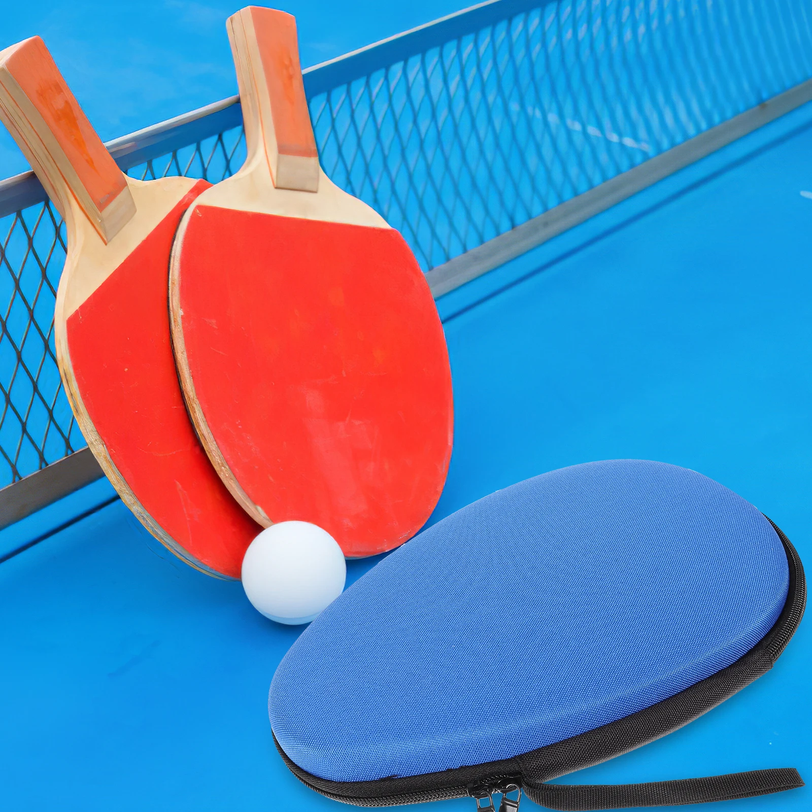 

Table Tennis Racket Case Bat Storage Bag Protective Paddle Pouch Durable Organizing Bag For Sports Reusable Paddle Case Racket