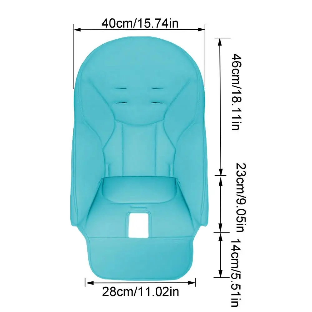 NONE Baby Esszimmer Stuhl Sitzkissen PU Leder Esszimmer Stuhl Abdeckung Kind Esszimmer Sitz Fall Für Peg Perego Für Siesta Zero3 Für Baoneo 5