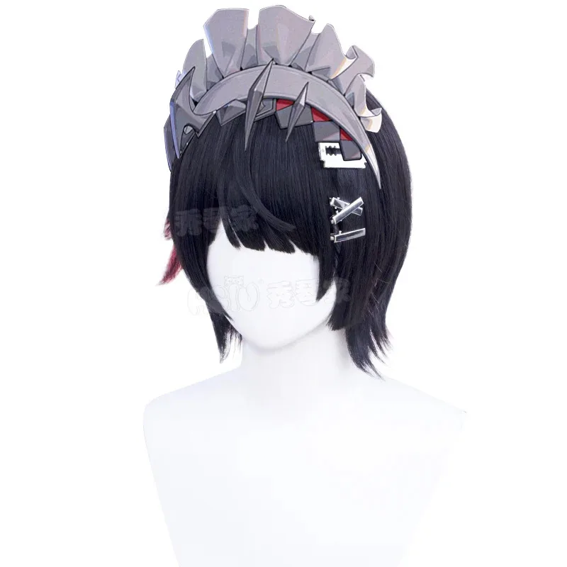 DY20Game Zenless Zone Zero Ellen Joe شعر مستعار تأثيري الدعامة إلين جو قلادة مشبك شعر هالوين كرنفال حفلة الدعامة النساء Accessori