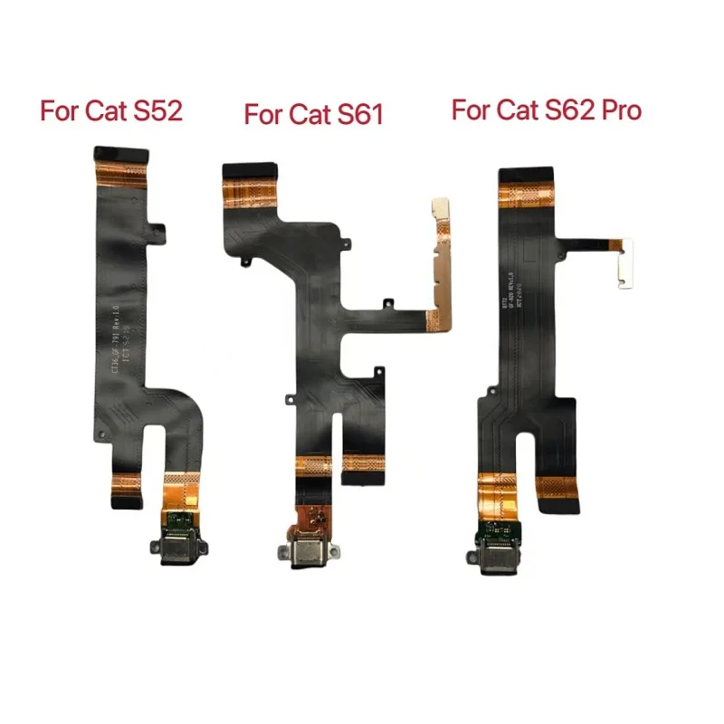 USB Charging Jack Port Connector Board For Cat S52 S61 S62 Pro Charger Flex Ribbon Cable Replacement Repair Parts