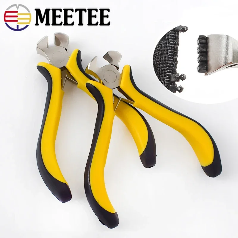 1Pc Meetee Zippers Teeth Pliers Clamp Bag Clothing Zips Tooth Removal Repair Kits Plier Tools DIY Sewing Tailoring Accessories