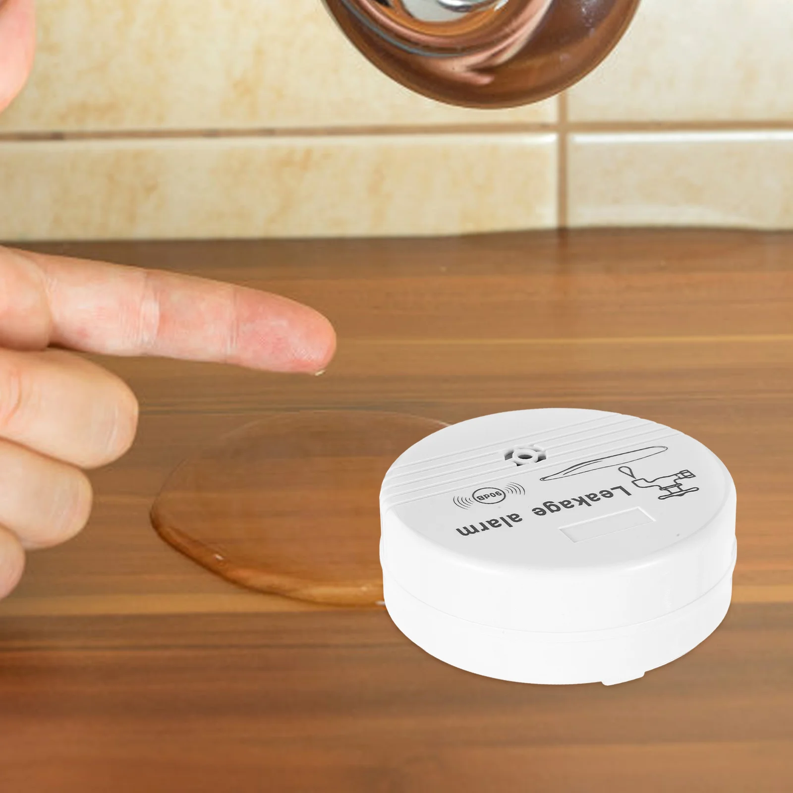 

Water Leak Sensor Alarm Loud Waterproof Leak Sensor Device for Bathroom Kitchen Basement Window Protection