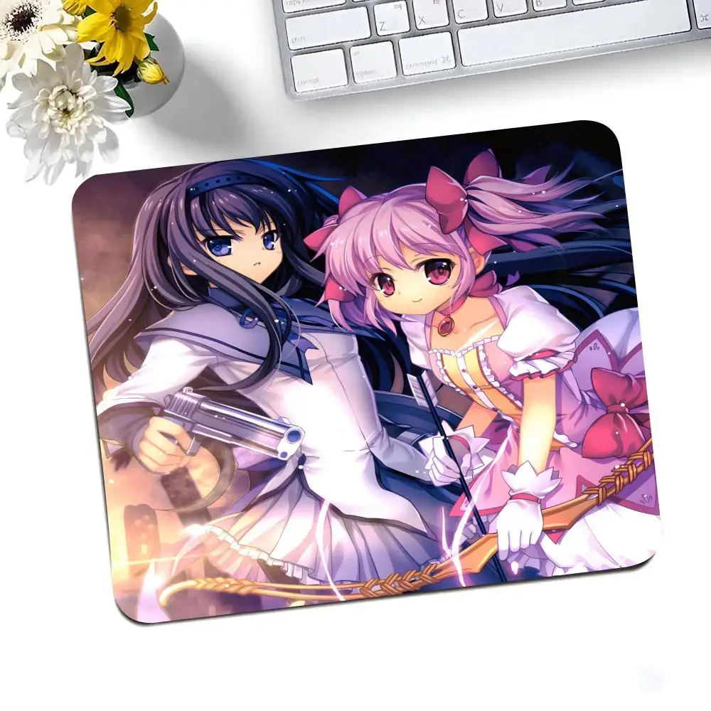 Anime P-Puella Magi Madoka Magica Mouse Pad Ultrafine Surface Gaming Accessories Keyboard Pads Gamer Mouse Mat Rubber Desk Mat