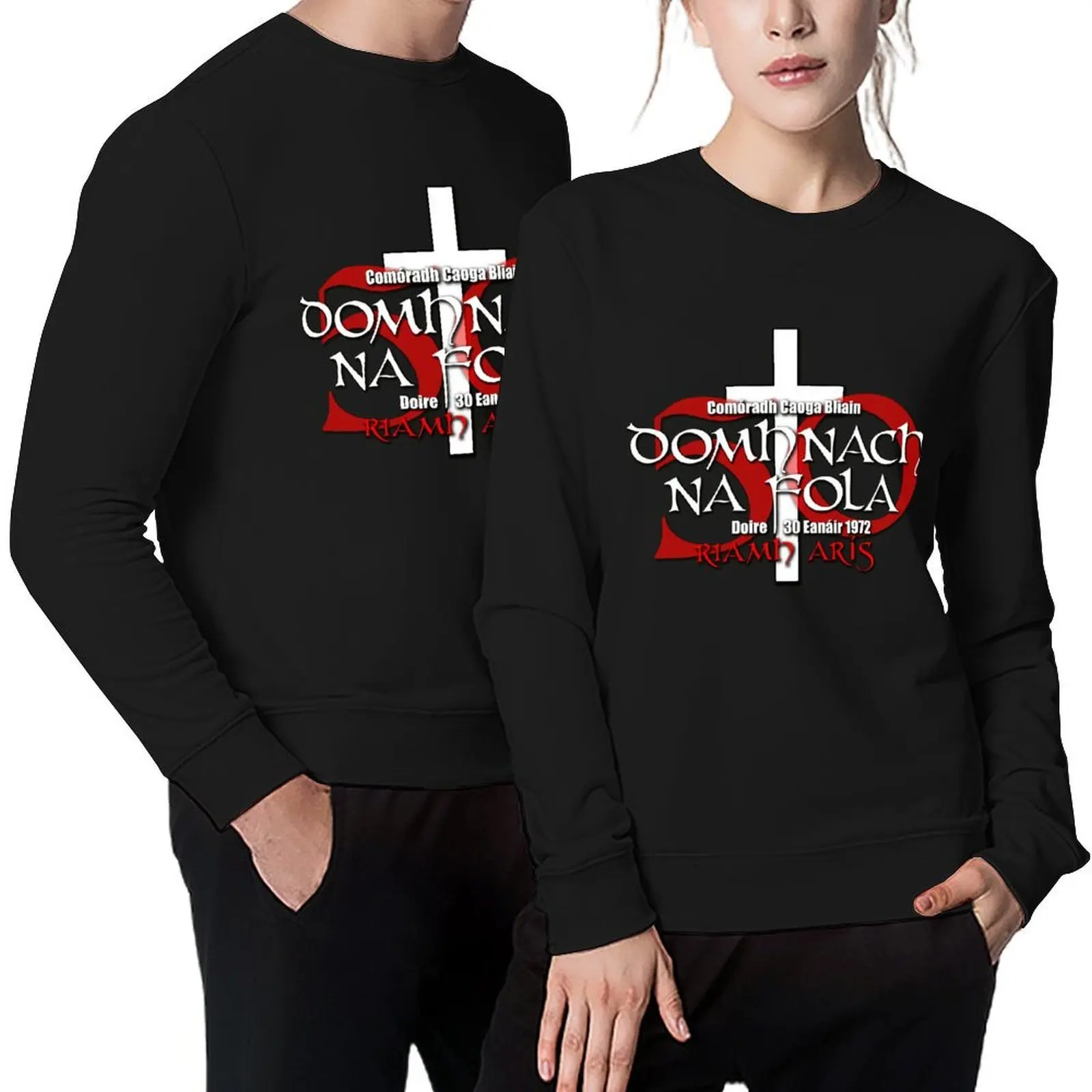Domenica sangrienta Derry Irlanda 50 aniversario 30 de enero 1972 Gaeilge Jersey ropa de anime hombres usan sudaderas hombres
