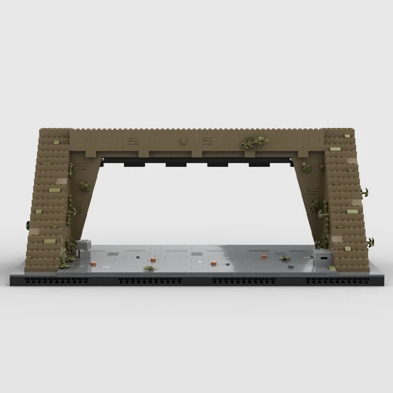 902 PCS Star Scuffle Yavin 4 Hangar Gate MOC Personalizza Modello di blocco modulare Design creativo Giocattolo fai da te Regalo di Natale