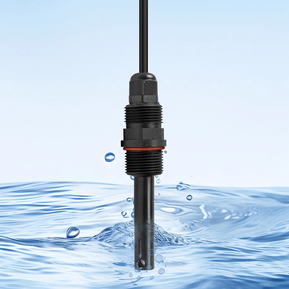 2026 RK500-13 Real-time Measurement Electromagnetic Isolation Graphite Electrode Nylon Fiber Shell Online Liquid EC Sensor for W